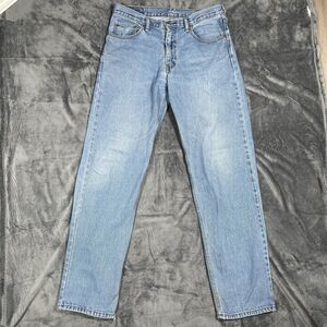 Levis 550 Jeans Mens Size 34x36 Blue Relaxed Fit Light Wash Casual Denim Pants